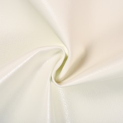 Ткань Дерматин (Кожзам) для мебели, цвет Белый (на отрез)  в Чапаевске