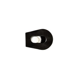 Зажим для шнура 4 мм KL цвет Чёрный + Белый (поштучно)  в Чапаевске