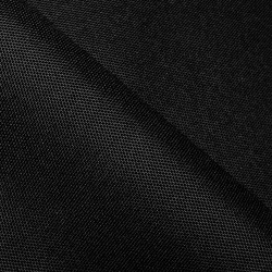 Ткань Оксфорд 600D PU, Черный (на отрез)  в Чапаевске