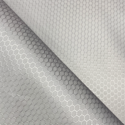 Ткань Оксфорд 300D PU Рип-Стоп СОТЫ, цвет Светло-Серый (на отрез)  в Чапаевске