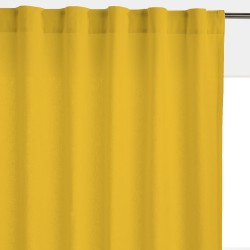 Штора уличная на Трубной ленте (В-220*Ш-145) Желтая, (ткань Оксфорд 600)  в Чапаевске