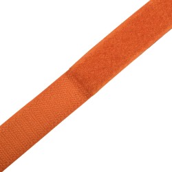 Контактная лента 25мм  Оранжевый (велькро-липучка, на отрез)  в Чапаевске