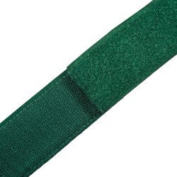 Контактная лента 40мм (38мм) цвет Зелёный (велькро-липучка, на отрез)  в Чапаевске