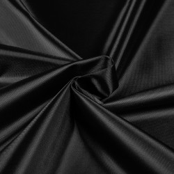 *Ткань Оксфорд 210D PU, цвет Черный (на отрез)  в Чапаевске