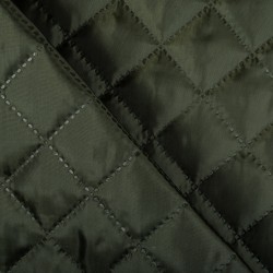 Стеганая подкладочная ткань с синтепоном (100гр/м2),  Хаки   в Чапаевске