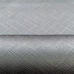Ткань Блэкаут для штор светозатемняющая 100% &quot;Орнамент Серый&quot; (на отрез)  в Чапаевске