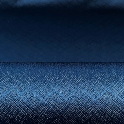 Ткань Блэкаут для штор светозатемняющая 100% &quot;Орнамент Синий&quot; (на отрез)  в Чапаевске
